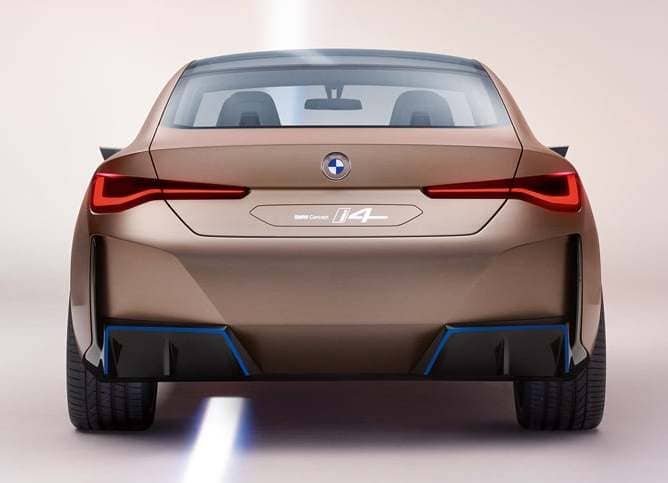 Heck des 2020 BMW Concept i4