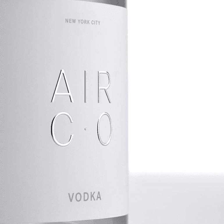 Air Co. Vodka Etikett