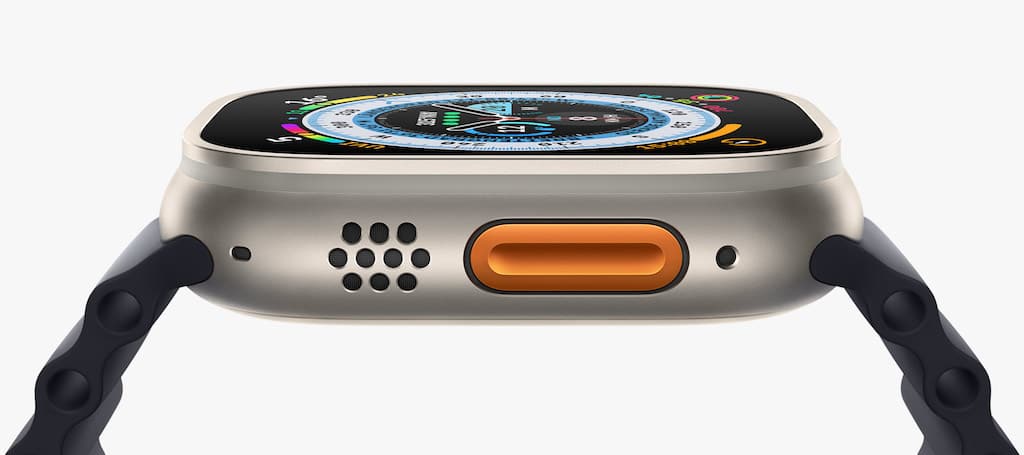 Apple Watch Ultra Ocean Ready - Seitenansicht