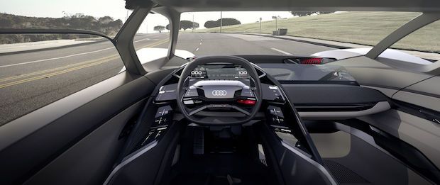Audi PB18 e-tron Cockpit Skizze 