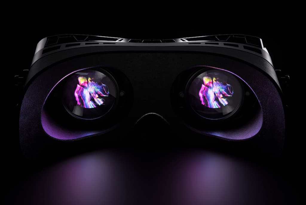 Display des Bigscreen Beyond VR-Headsets