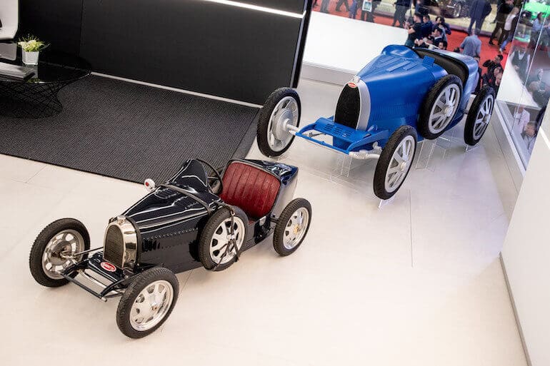 Bugatti Baby II Größenvergleich