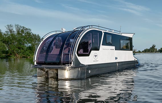 Caravanboat - das Wohnwagen-Hausboot