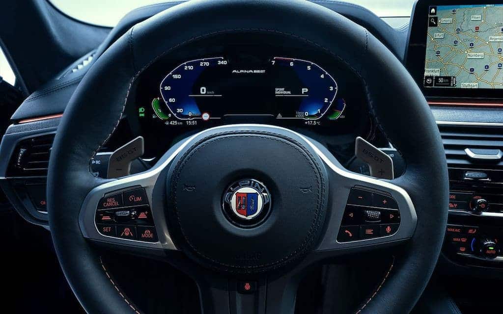 Cockpit des BMW Alpina B5 GT 2023