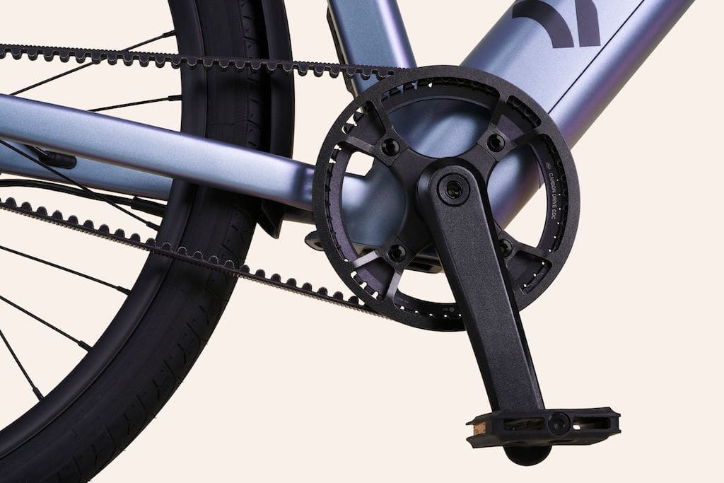 Zuverlässiger Carbon-Riemenantrieb am Dance Bike