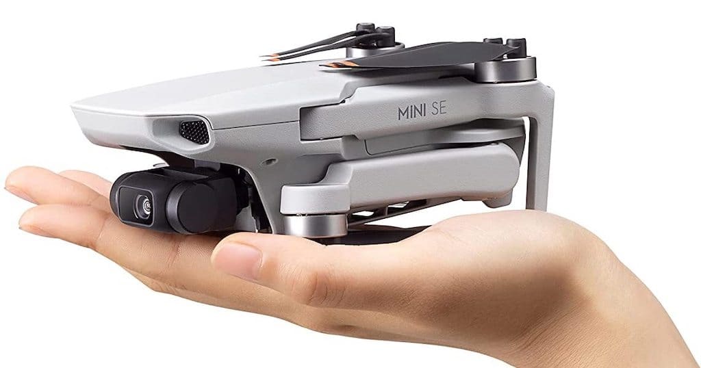 Größe der DJI Mini SE Kamera Drohne