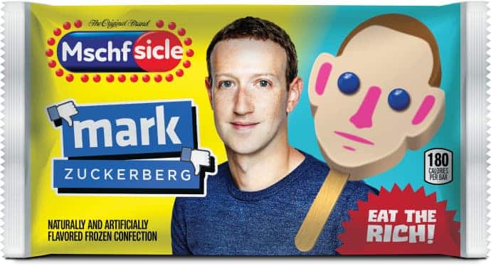 Eat the Rich Popsicles - Zuckerberg Eis
