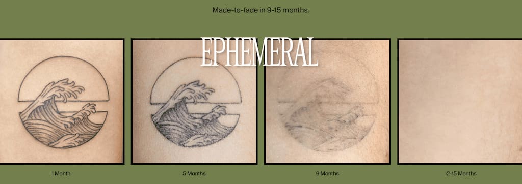 Ephemeral Tattoo in 9- 15 Monaten