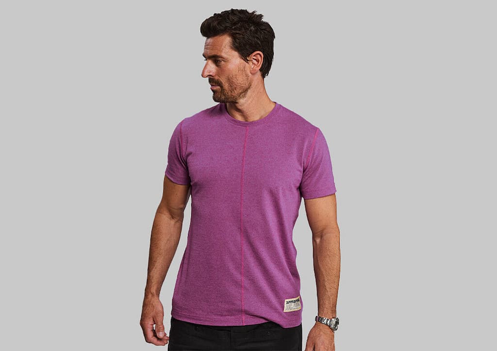 Garbage T Shirt in Purple