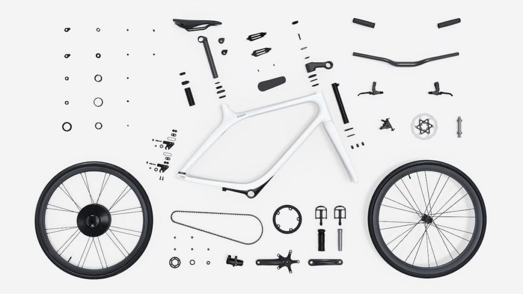 Bauteile des eeyo Bikes