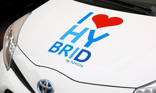 Hybridauto Abbildung