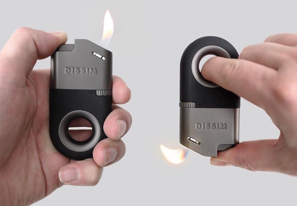 Inverted Lighter - Das DISSIM Feuerzeug kann kopfüber verwendet werden