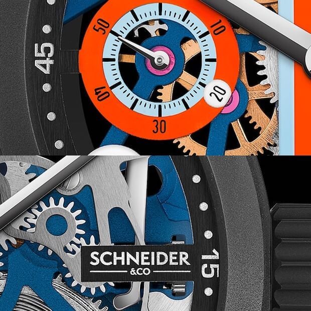 Le Mans Uhr Details von Schneider&Co 