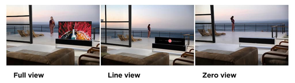 LG OLED TV RX: Full-, Line- und Zero-View