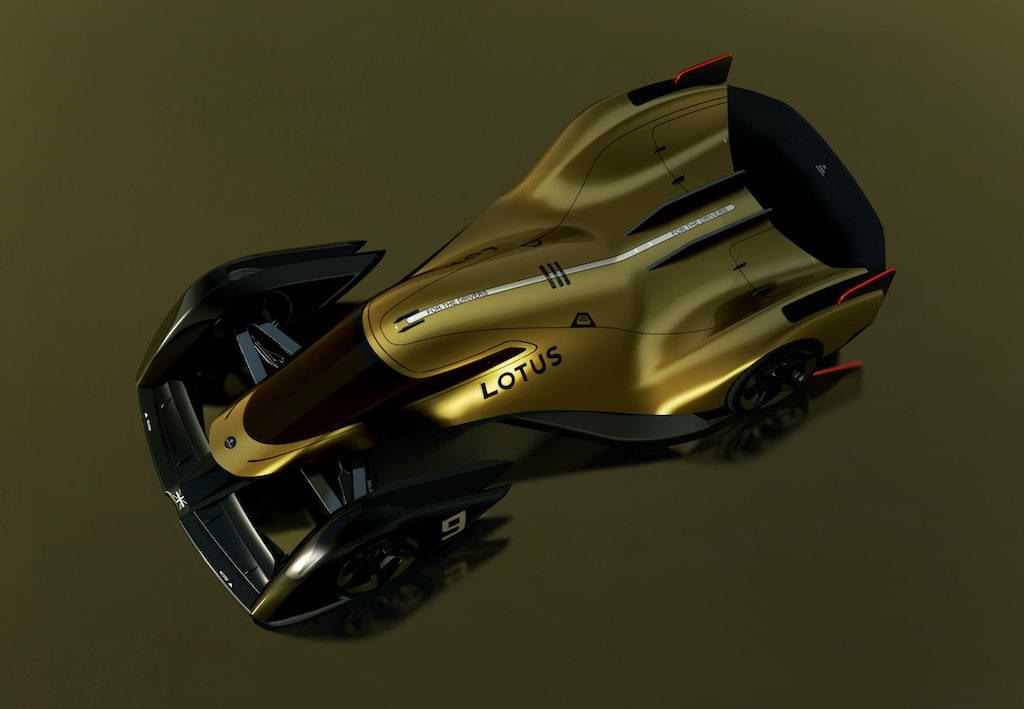 Lotus E-R9 Rennwagen 2030