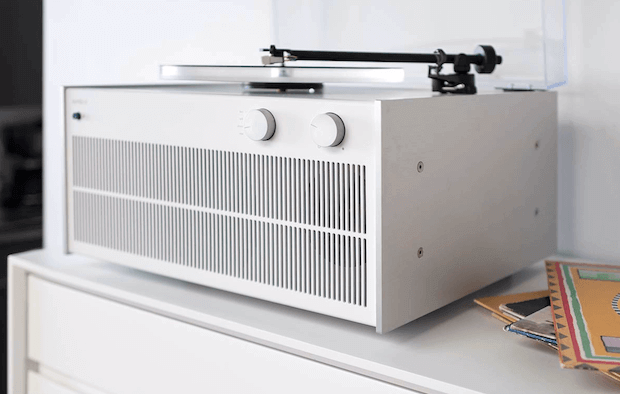 Modern Record Player in Weiss