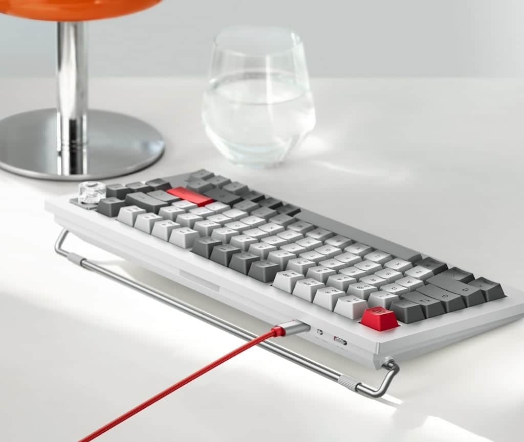 Anschlüsse der OnePlus Keyboard 81 Pro Tastatur