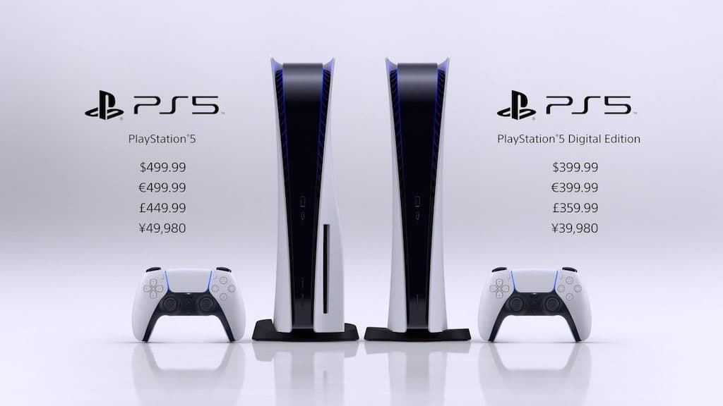 Preise der PlayStation 5 und der Digital Edition