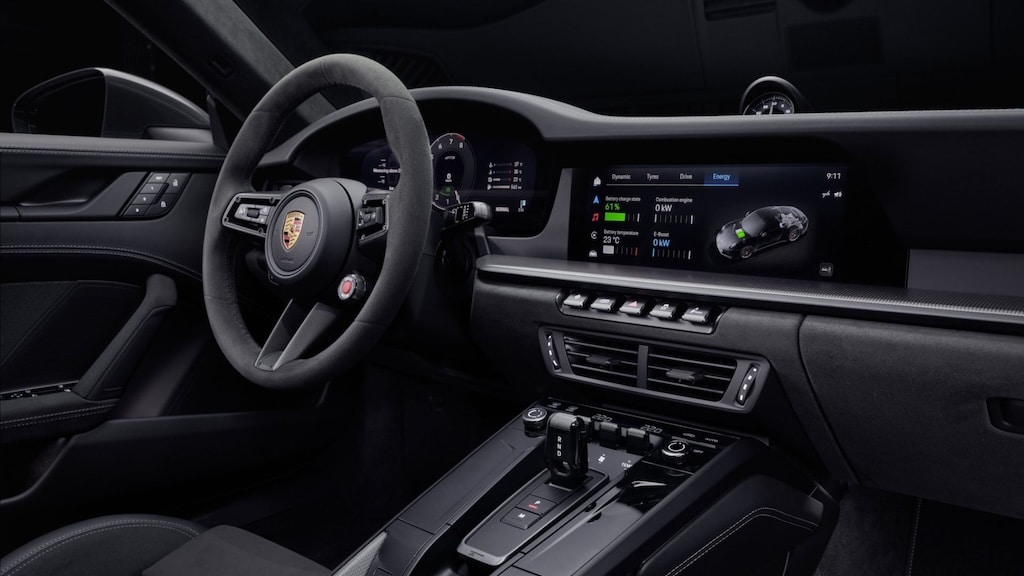 Porsche 911 T-Hybrid Cockpit und Interior