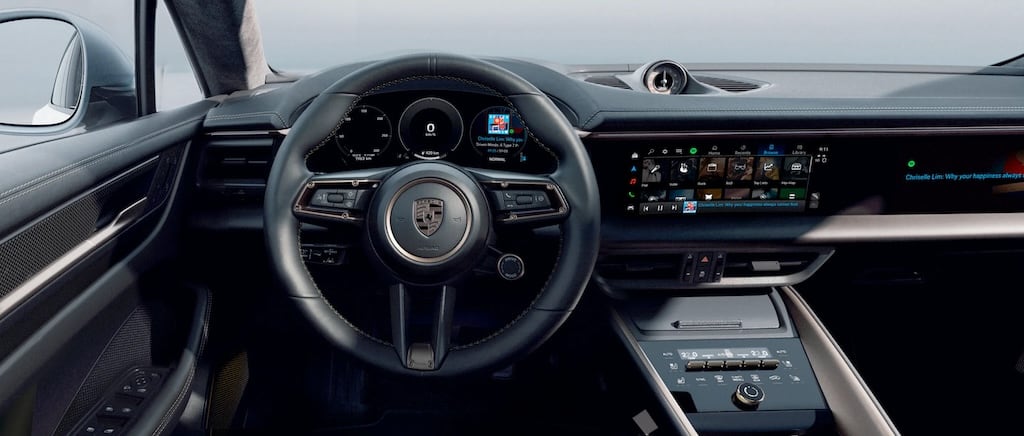 Porsche Macan Turbo Electric Interior und Cockpit 