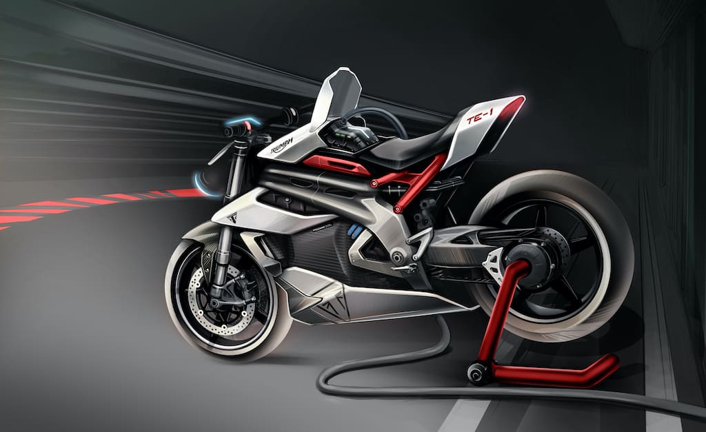 Triumph TE-1 Prototype Elektro-Motorrad für 2021