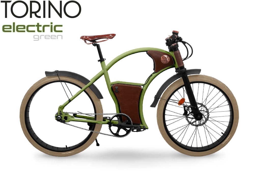 Rayvolt Torino E-Bike in Electric Green