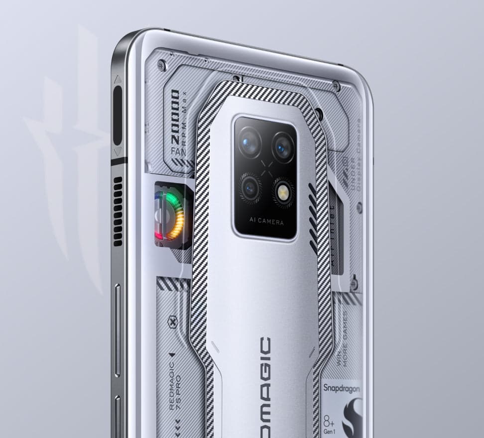 Redmagic 7S Pro Gaming Smartphone in Silver