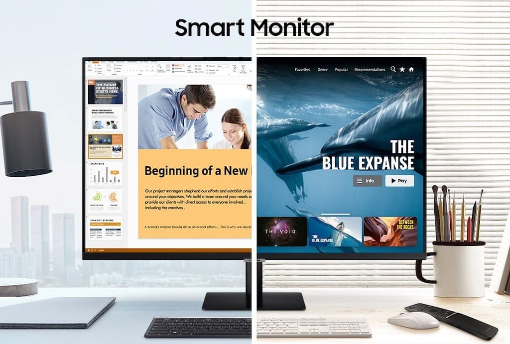 Samsung Smart Monitor - der Home Office Monitor