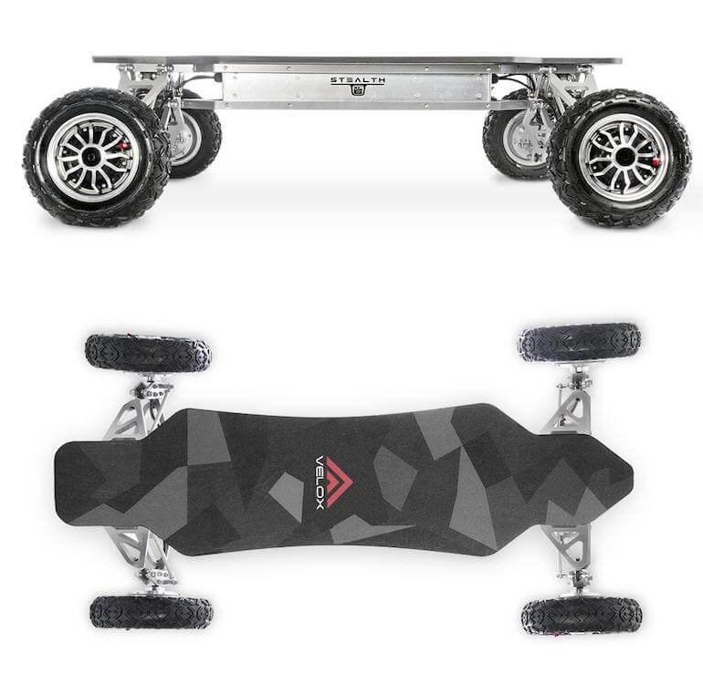 XC-6 Offroad-Skateboard von Veloxboards