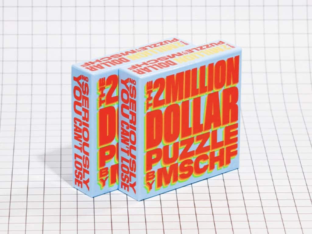 The 2 Million Dollar Puzzle by MSCHF