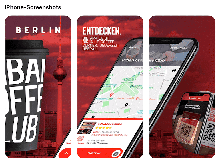 Urban Coffee Club iOS App