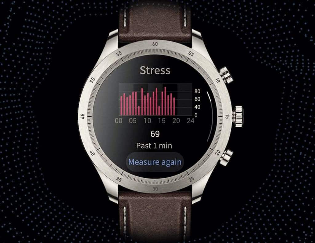 Stressanzeige an der Zepp Z Smartwatch