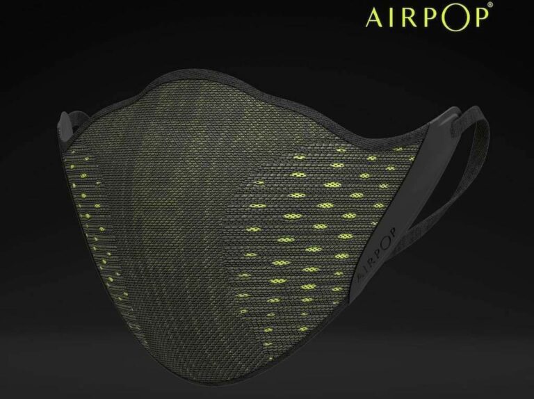 AirPop: Wiederverwendbare und waschbare Gesichtsmaske