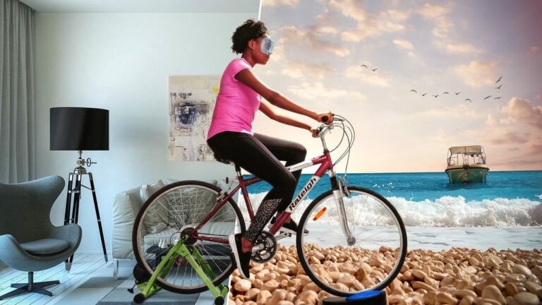 Blync bietet ein virtuelles Fahrradfahren für zu Hause