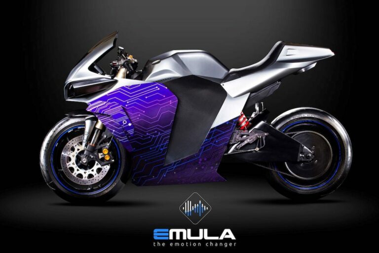 Emula E-Motorrad bietet echtes Benzinmotorrad-Feeling