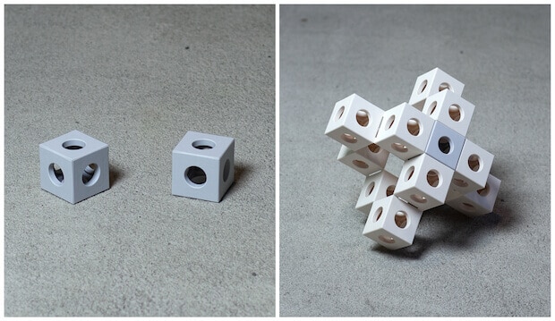 Ghostkubes – Origami aus Holzwürfeln