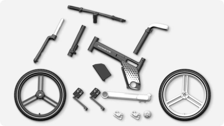 Honbike E-Bike: hergestellt mit nur 57 Komponenten