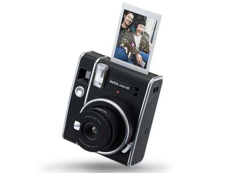 Instax Mini 40 Sofortbildkamera im Retro-Style