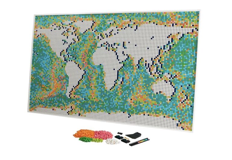 LEGO Weltkarte: Größtes Set aller Zeiten mit 10.000 Steinen