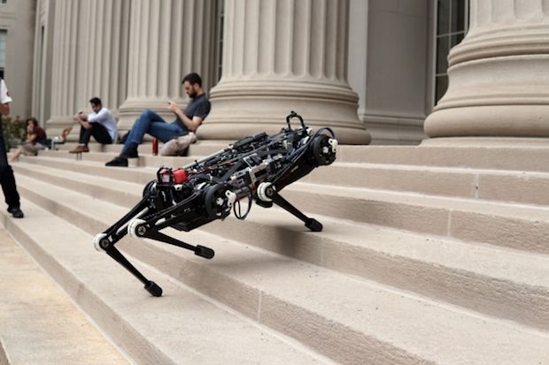 Der Cheetah 3 Roboter vom MIT kann blind Treppen steigen