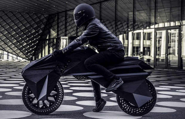 Das Nera E-Motorcycle wurde komplett per 3D-Druck erstellt
