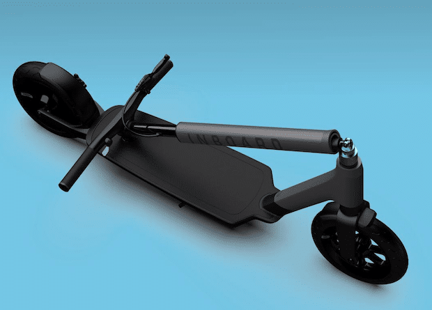 The Glider E-Scooter von Inboard – Batterie zum Wechseln