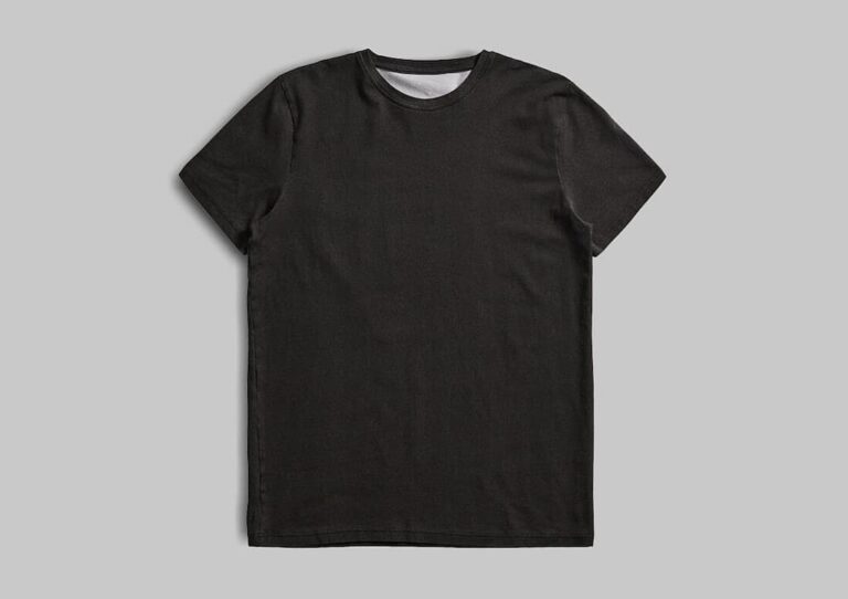 Hemp and Black Algae T-Shirt: Farbe aus schwarzer Alge